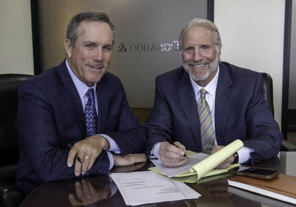 Richard & William Donahoo at work in their office